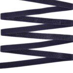 purple Underwear elastic band for clothes and bras on a white background, zigzag. Isolated.